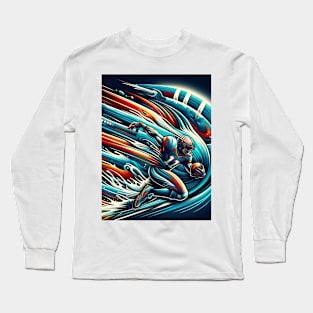 Velocity Visions: The Pulse of the Game Long Sleeve T-Shirt